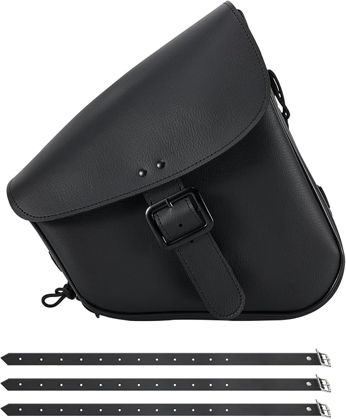 GARGOYLE BELLS Motorcycle Swing Arm Bag Solo Saddle Bags by GARGOYLEBELLS