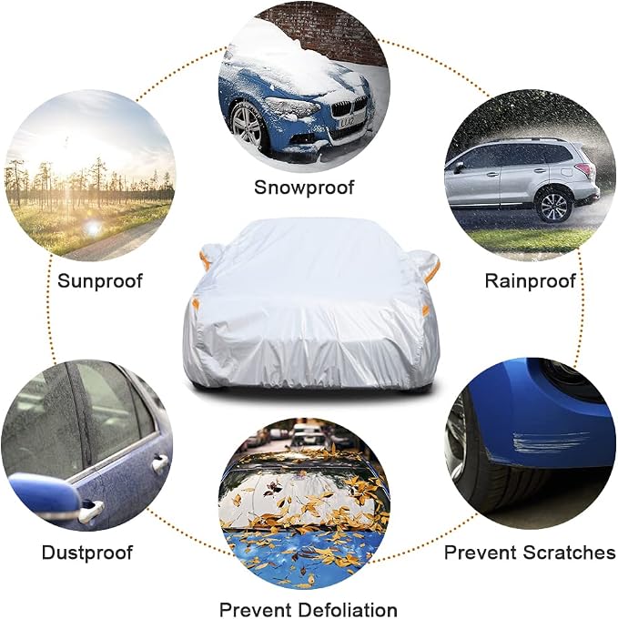 Kayme 6 Layers Car Cover Custom Fit - Image 6