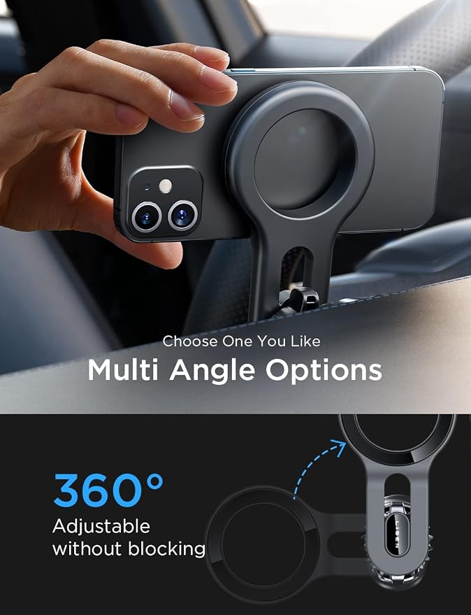 LISEN for iPhone 16 MagSafe Car Mount, Ultra Magnetic Long Arm Mag Safe Car - Image 6