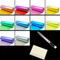 12 by 48 inches Self Adhesive Shiny Chameleon Headlights Tail Lights Fog Lights by F+%26+B+LED+LIGHTS