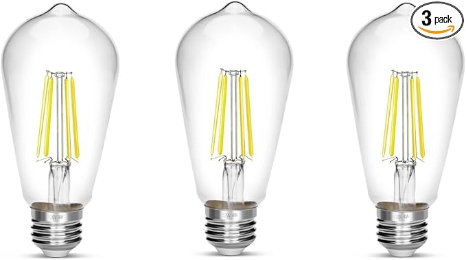 LED Edison Bulb 4W, Antique 40W Vintage Edison Bulb, E26 Light Bulb Non by NOTOC