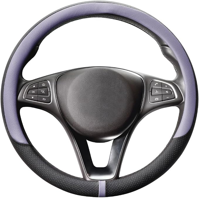 COFIT Breathable Car Steering Wheel Cover 16 inch Auto Universal Leather Wrap by COFIT