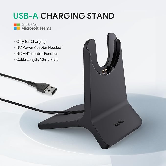 Yealink BH70 with Stand, Wireless Bluetooth Headset with Microphone - Image 5
