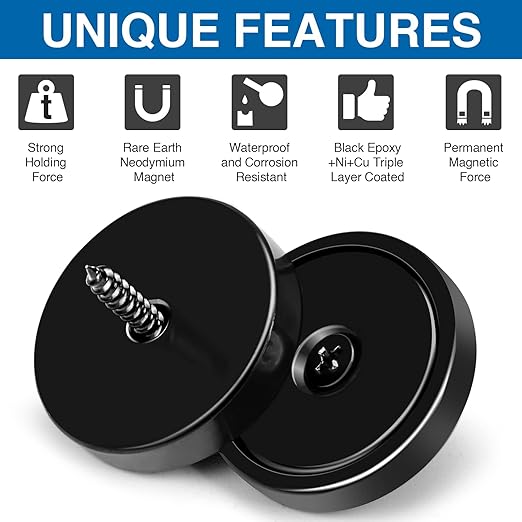 LOVIMAG Magnets, 110lb+ Waterproof Super Strong Neodymium Magnet - Image 5