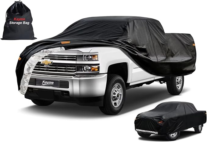 Kayme Truck Cover Custom Fit Chevrolet Silverado 2500HD Double Cab SB. Full by kayme