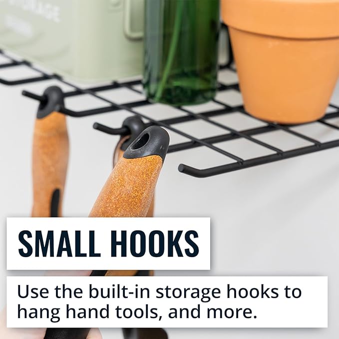 StoreYourBoard Gardening Hand Tools Organizer, Wall Mount Storage Shelf - Image 4