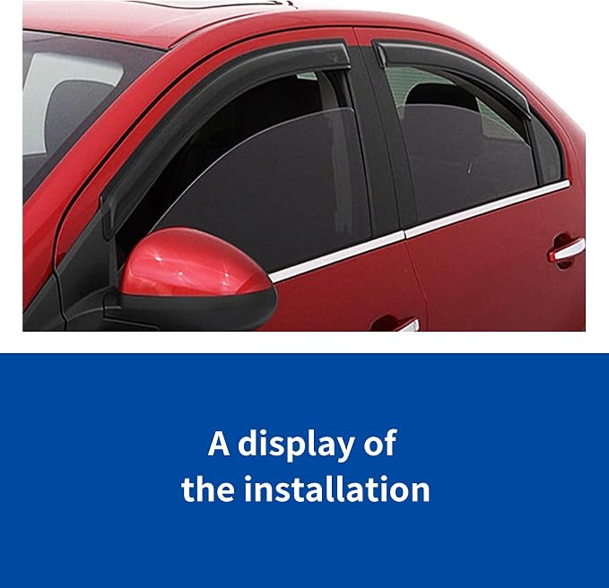 Smoke Side Window Visors Compatible - Image 6