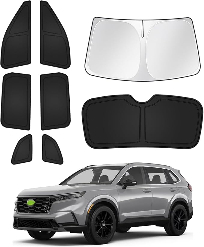 Sunshades for Honda CRV 2023-2025 2026 CR-V Accessories Windshield Sun Shade by Canvcle