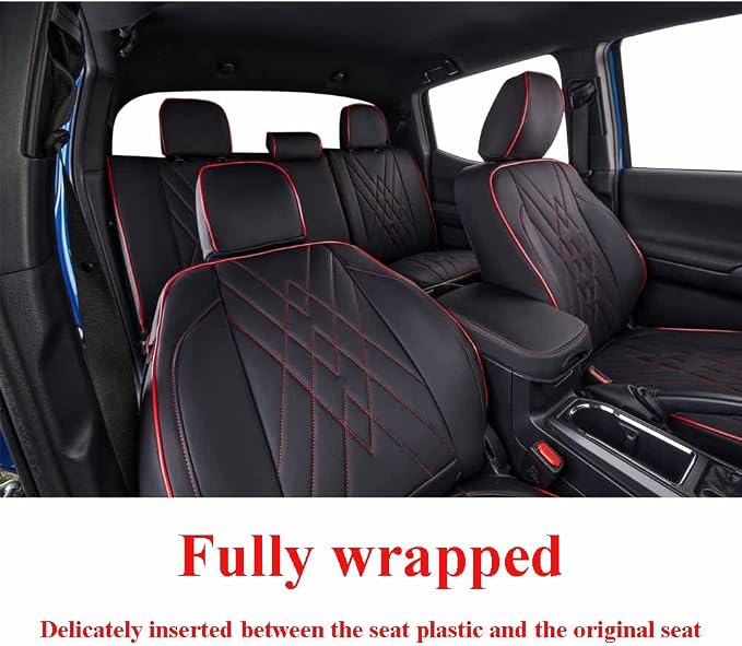 EKR Custom Fit Tacoma Leather Car Seat Covers - Image 6