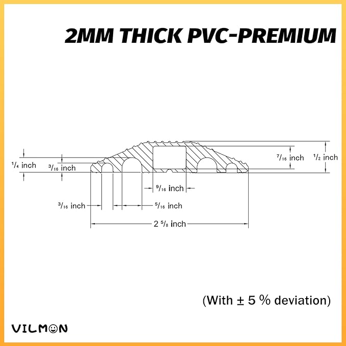 10FT Cord Cover, Flexible Floor Cable Cover, Cord Hider to Organize and Protect - Image 2