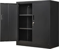 Metal Storage Cabinet, 36.2" H Locking Storage Cabinet by Wanfu