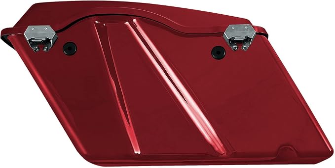 XFMT Red Hard Saddlebags Saddle Bags Trunk W/Chrome Conversion Brackets - Image 5