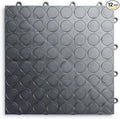Big Floors RaceDeck CircleTrac, Interlocking Non-Slip Garage Flooring Tile by BigFloors