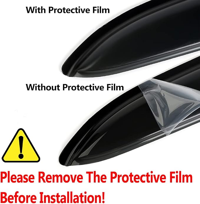 94056 Side Window Wind Deflector, Nice Window Visor fit - Image 5