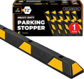 Xpose Safety 72" Heavy Duty Rubber Parking Stopper – 1 Pack Wheel Blocks by XposeSafety