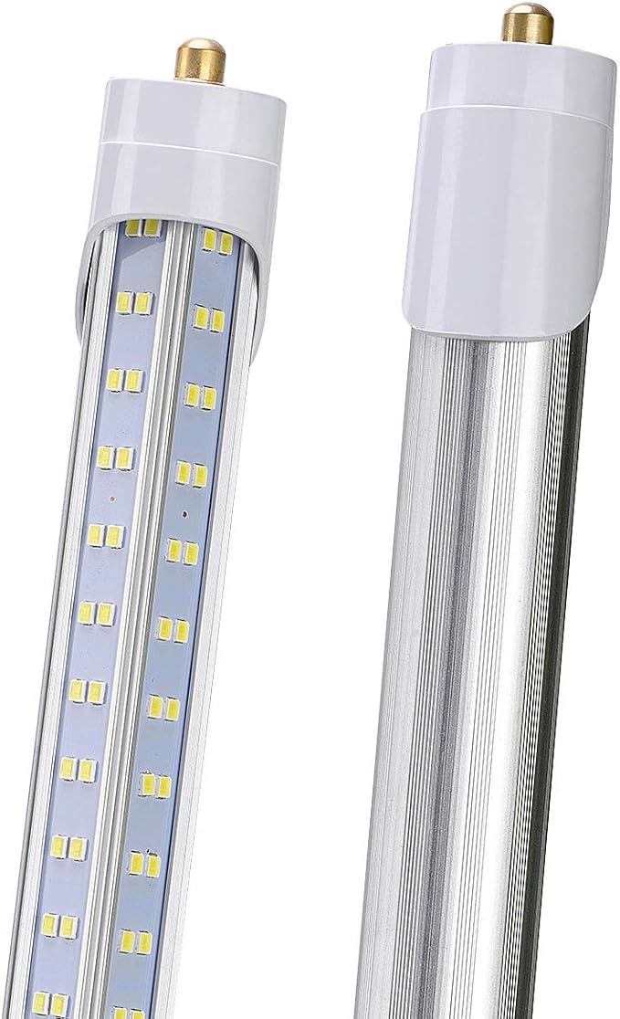10 Pack, 8 Foot LED Bulbs, 150W 19000lm 5000K Daylight, Super Bright, T8 T10 - Image 3