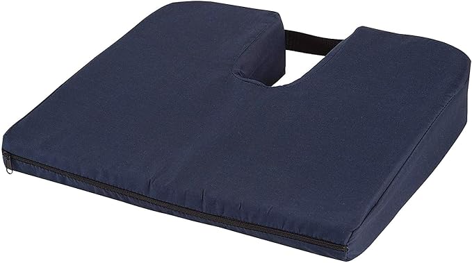 DMI Gradual Slope Seat Cushion for Coccyx, Sciatica and Tailbone Pain Used by DMI