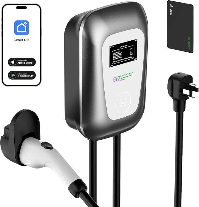 Level 2 EV Charger, 240V 48Amps, Electric Vehicle Charging Station by EGevgoer