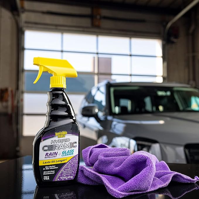 Invisible Glass 92183 Hybrid Ceramic Rain Repellent and Glass Cleaner Cleans - Image 5