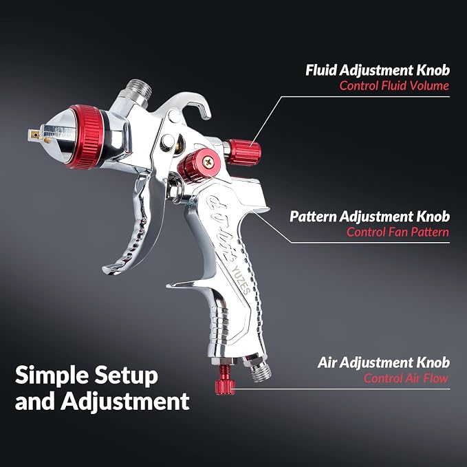 YUZES HVLP Spray Gun Plus Kit - Image 4