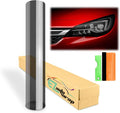 EZAUTO WRAP Free Tool Kit 12"x48" Glossy Medium Black Smoke Headlight Taillight by EZAUTOWRAP