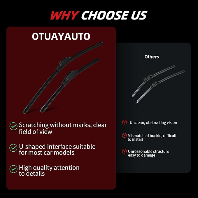 OTUAYAUTO Windshield Wiper Blades - Image 6