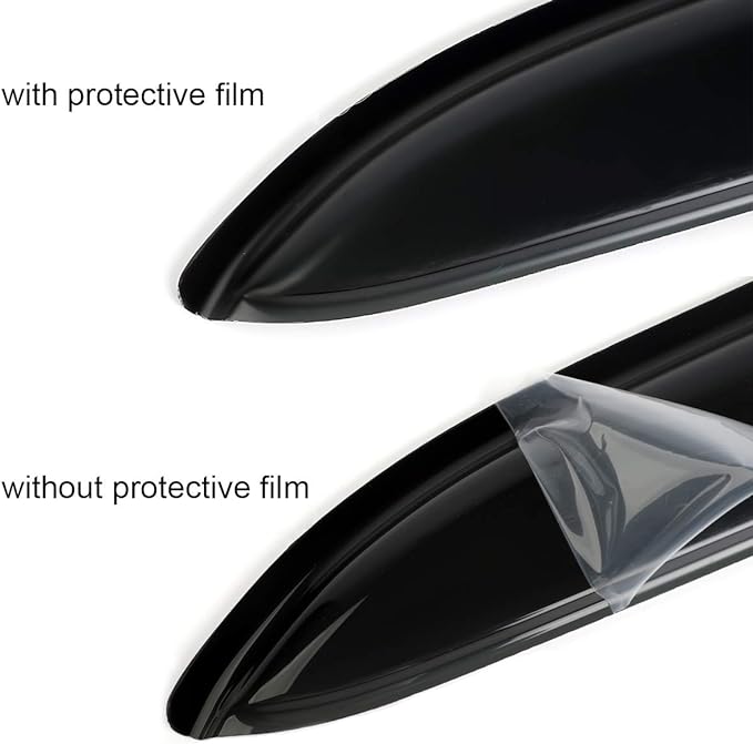 94642 Side Window Wind Vent Deflector, Dark Smoke Window Visors fit - Image 5