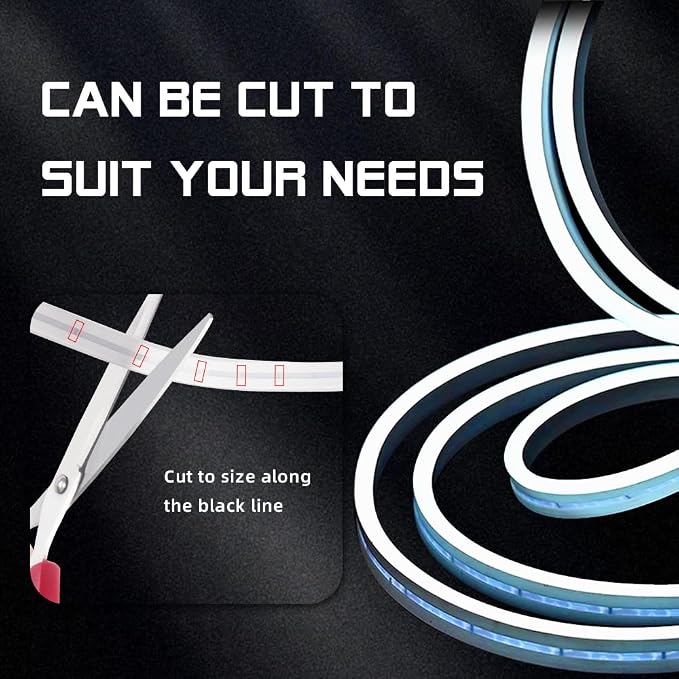 Car LED Strip Light For Trunk, 158Inch IP67 Silicone Waterproof Neon Light - Image 4
