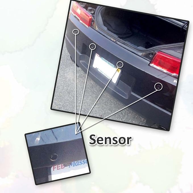 ZONETECH Parking Sensors LED Display Car Reverse Backup Radar System - Image 4