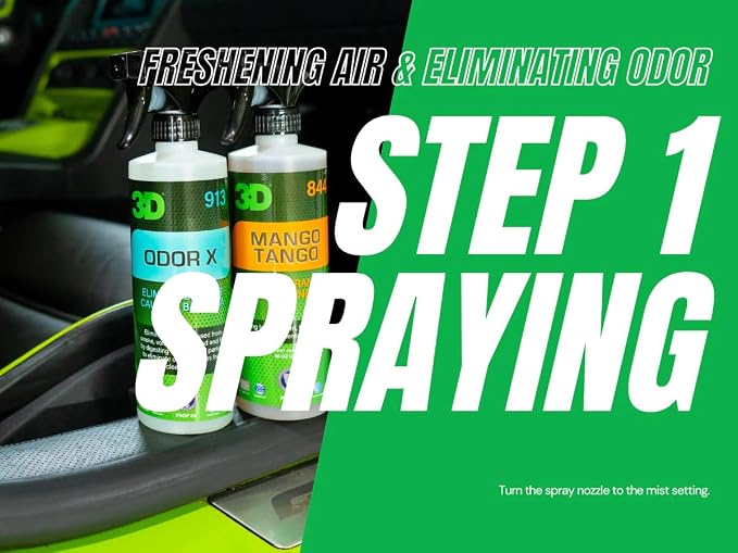 3D New Car Scent Air Freshener – 16oz Spray Bottle – Long-Lasting, Water-Based - Image 3