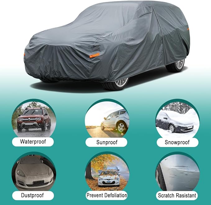 Premium Car Cover Custom Fit GMC Yukon, not fit Yukon XL, 16 Layers Heavy Duty - Image 4