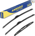 3 wipers Replacement for 2014 2015 2016 2017 2018 BMW X5, Windshield Wiper by ANRDDO