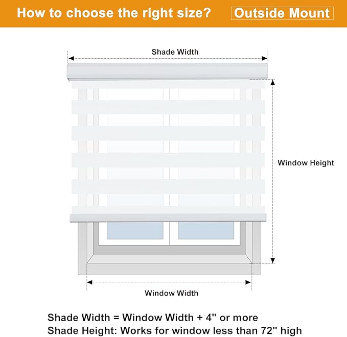 Persilux Zebra Blinds Cordless Blinds & Shades Free Stop Roller Window Shades - Image 8