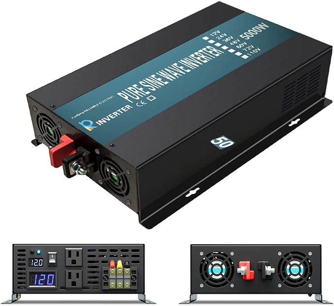 WZRELB 5000W High Efficiency Solar Power Inverter Off Grid 12V DC Voltage - Image 2