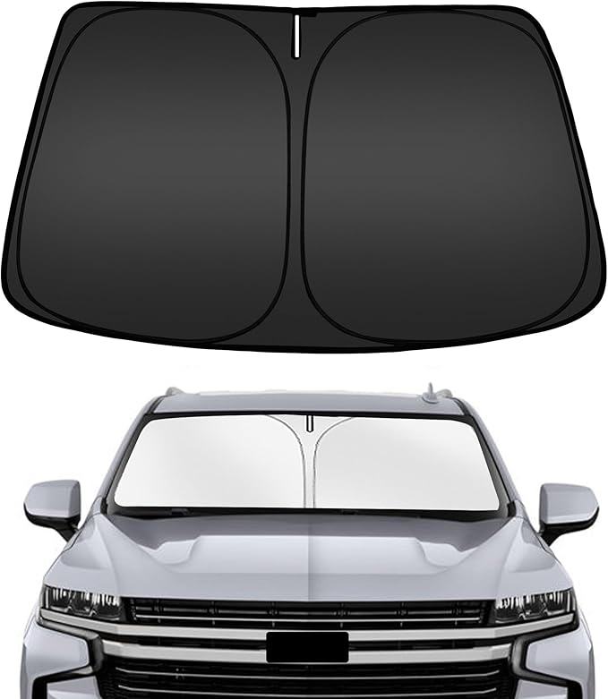 ARISMOTOR Windshield Sun Shade for Che-vrolet Chevy Tahoe 2021-2025, Custom Fit by ARISMOTOR