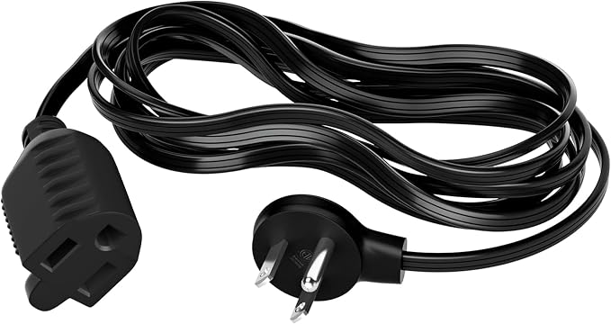 Elecan Flat Plug Extension Cord 50 Ft by Elecan