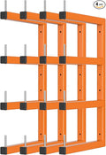 4-Pack Lumber Storage Rack, Wood Storage Racks Wall Mount, Heavy Duty Garage by Riciakik