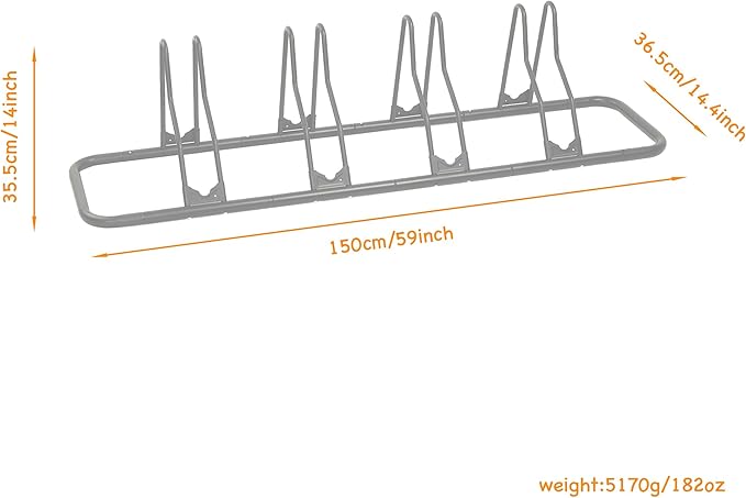 CyclingDeal Bike Rack Floor Parking Bike Stand - Image 3