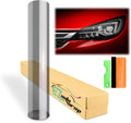 EZAUTO WRAP Free Tool Kit 12"x48" Glossy Light Black Smoke Headlight Taillight by EZAUTOWRAP