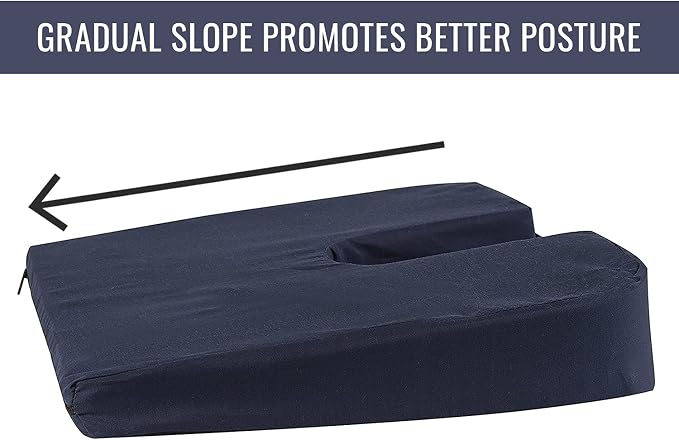 DMI Gradual Slope Seat Cushion for Coccyx, Sciatica and Tailbone Pain Used - Image 6