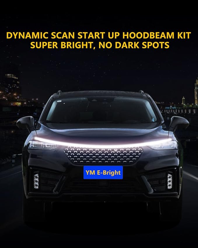 YM E-Bright Led Hood Light Strip Flexible Waterproof Dynamic Scan Start Up - Image 4