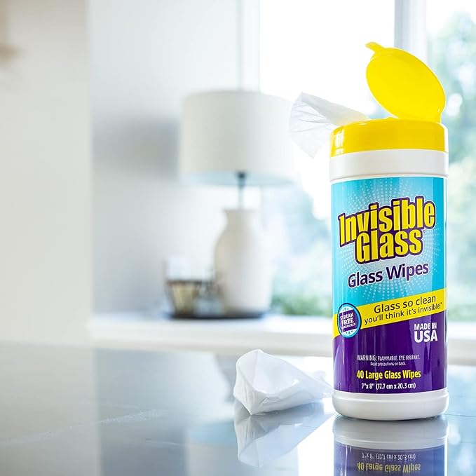 Invisible Glass 90160-6PK Glass Cleaning Wipes Perfect - Image 6