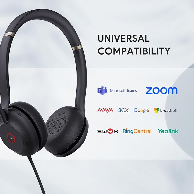 Yealink USB Wired Mono Headset, UH37 Computer Headset - Image 6