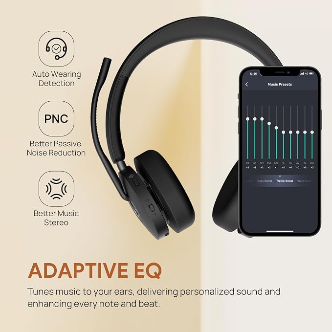 Yealink BH74 Active Noise Canceling Wireless Headset - Image 9