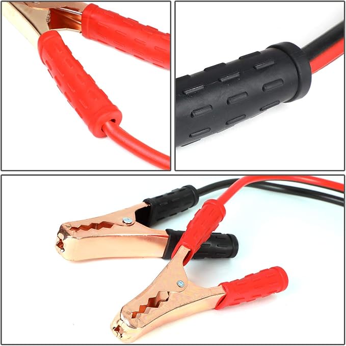 Auto Dynasty Heavy Duty 12Ft 8Gauge Booster Cable Power Jumper 250AMP Emergency - Image 4