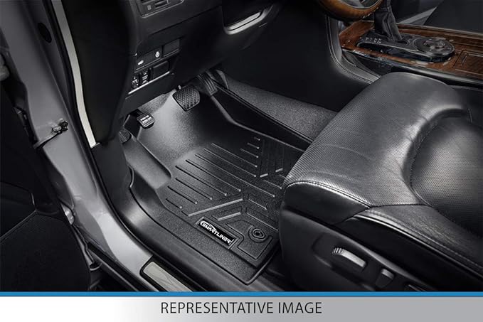 SMARTLINER All Weather Custom Fit Floor Mats 2 Row Liner Set Compatible - Image 2