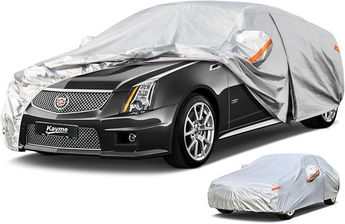 Kayme 6 Layers Car Cover Custom Fit by kayme