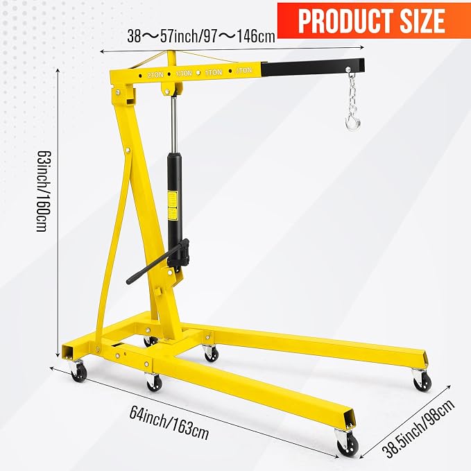 2 Ton Hydraulic Engine Hoist - Image 2