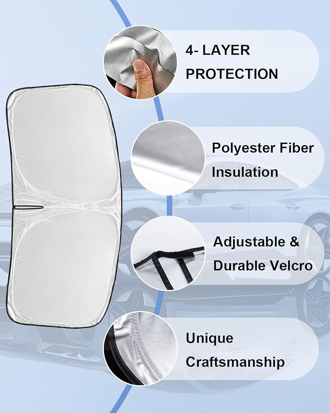 for Toyota 4Runner Windshield Sun Shade Sunshade - Image 4