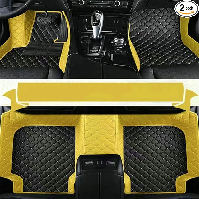 Custom All-Weather Protection Luxury Leather Floor Mats by JTXWANG
